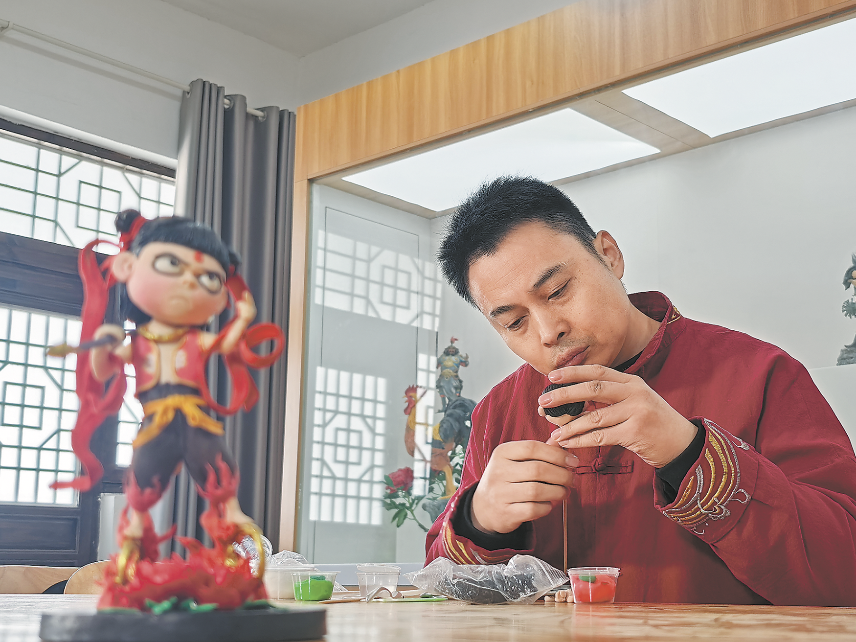 面塑“哪吒”傳承非遺